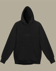 Embroidered Logo 4308 Hoodie BLACK