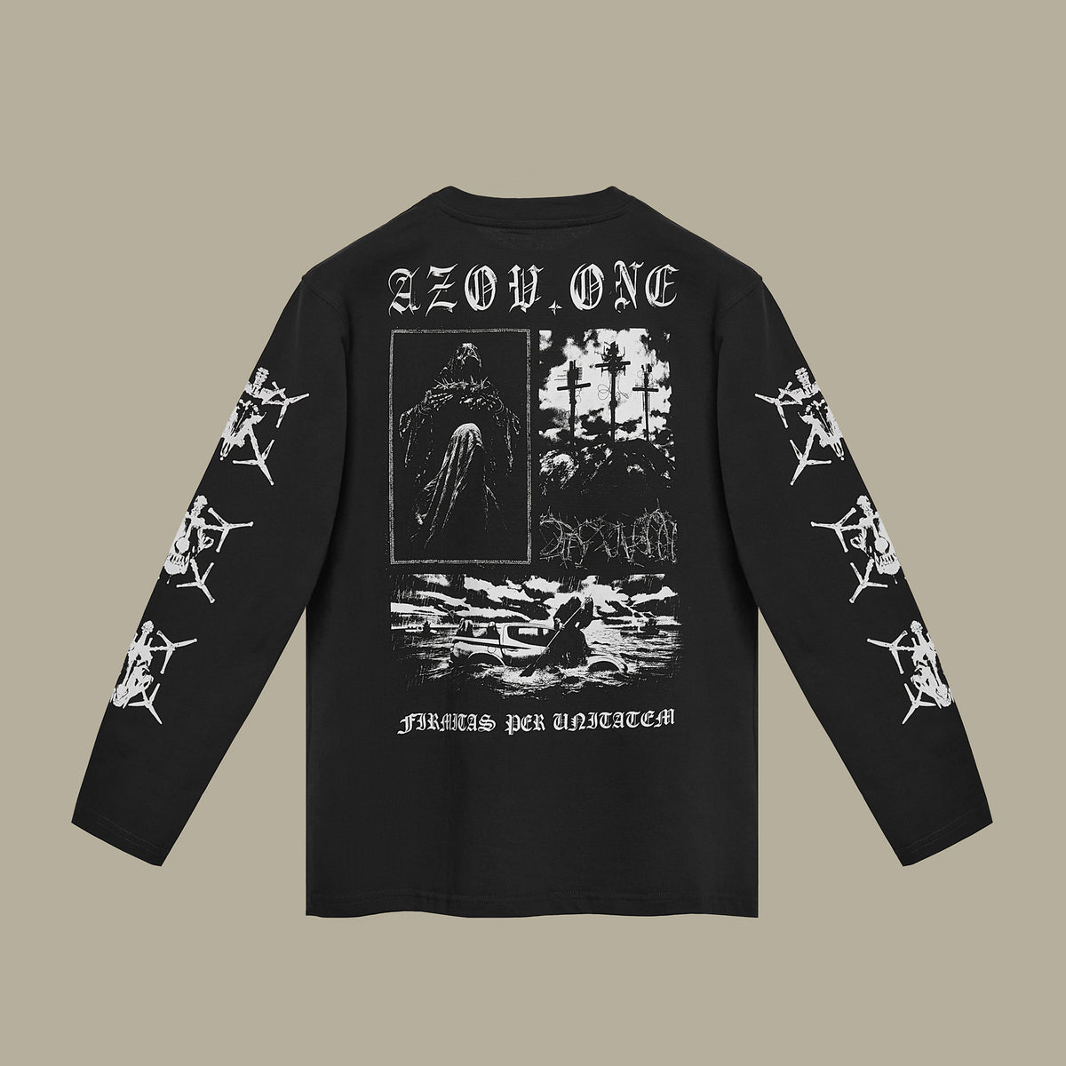 Longsleeve АЗОВ.ONE  FIRMITAS PER UNITATEM, Black