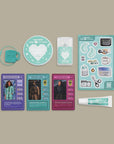 Turquoise cosmetic set MERMADE & AZOV.Suprovid