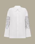 Сорочка з молитвою LITKOVSKA x АЗОВ.ONE, Біла