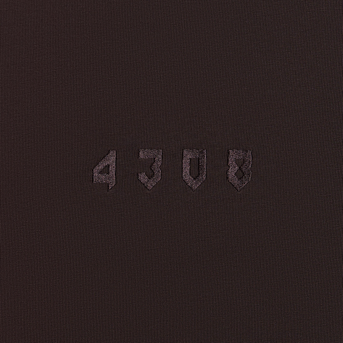 Embroidered Logo 4308 T-Shirt BROWN