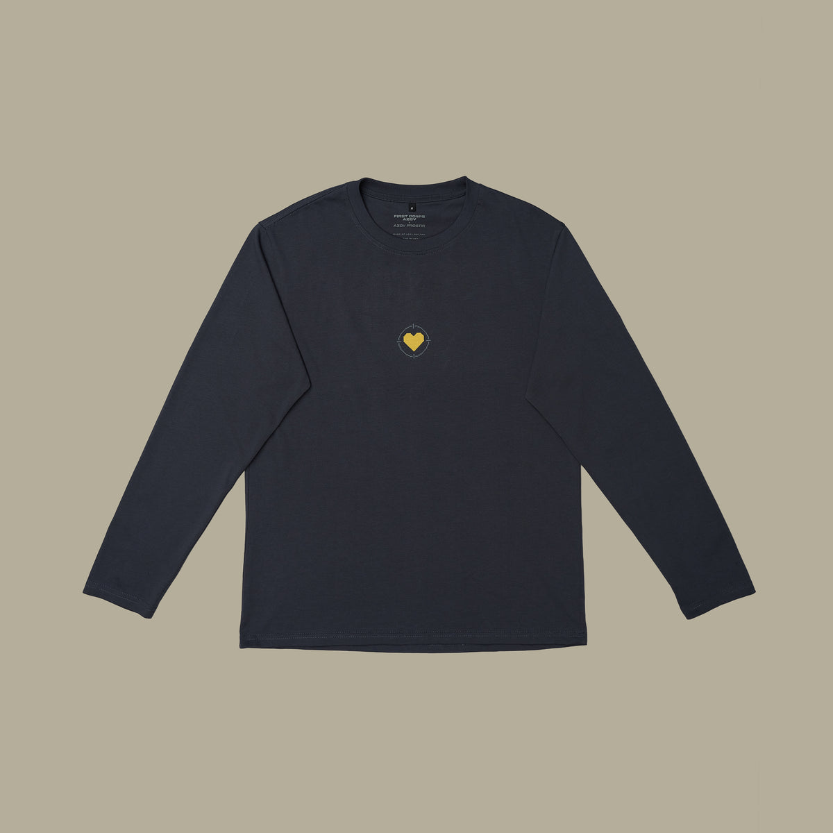 Longsleeve "Azov is love" Gray