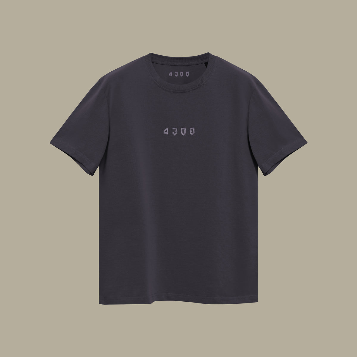 Embroidered Logo 4308 T-Shirt GRAY