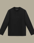 Embroidered Logo 4308 Longsleeve BLACK