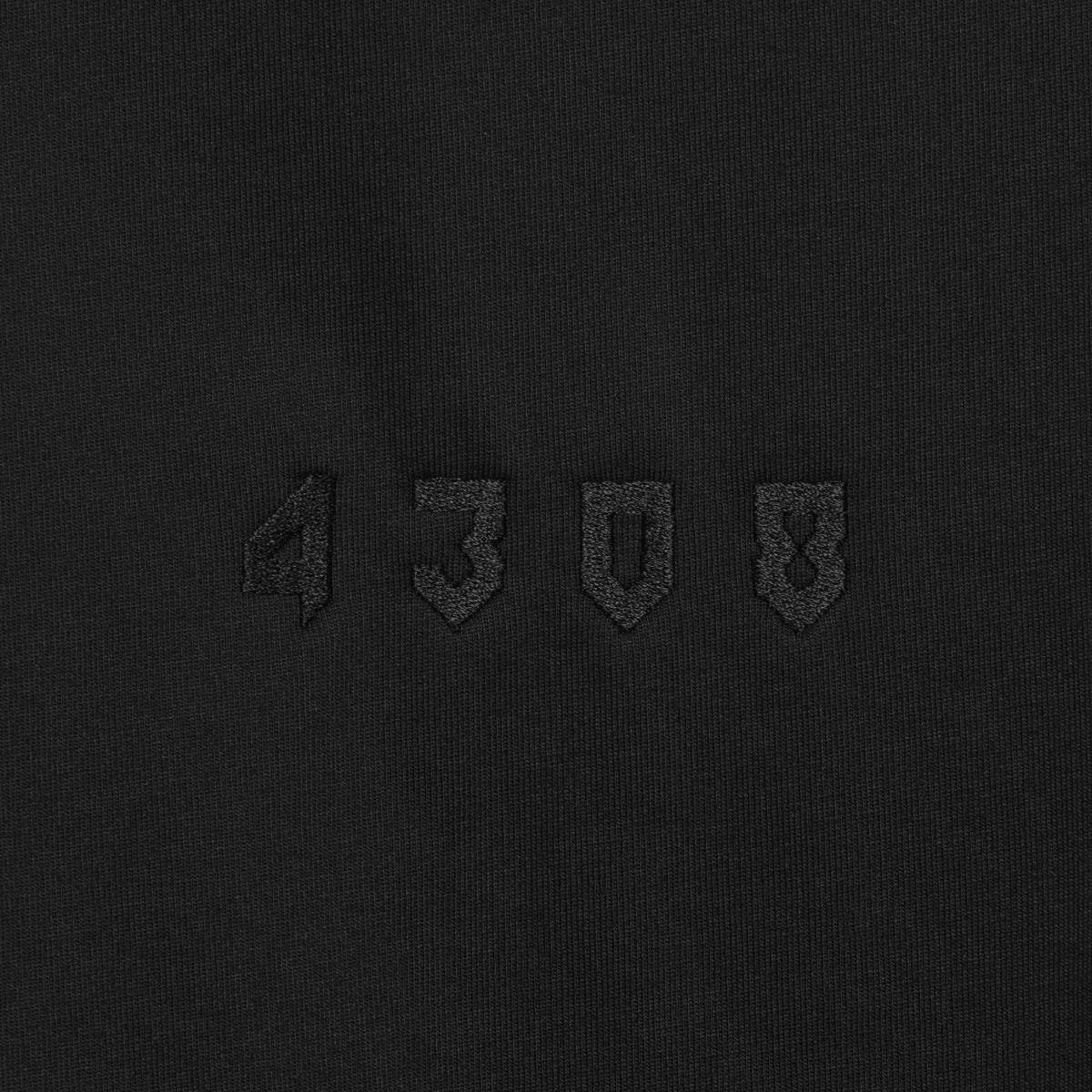 Embroidered Logo 4308 Longsleeve BLACK Gen.2
