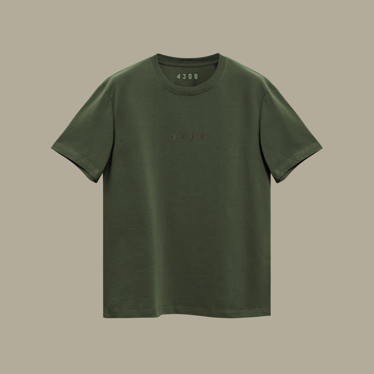 Embroidered Logo 4308 T-Shirt KHAKI