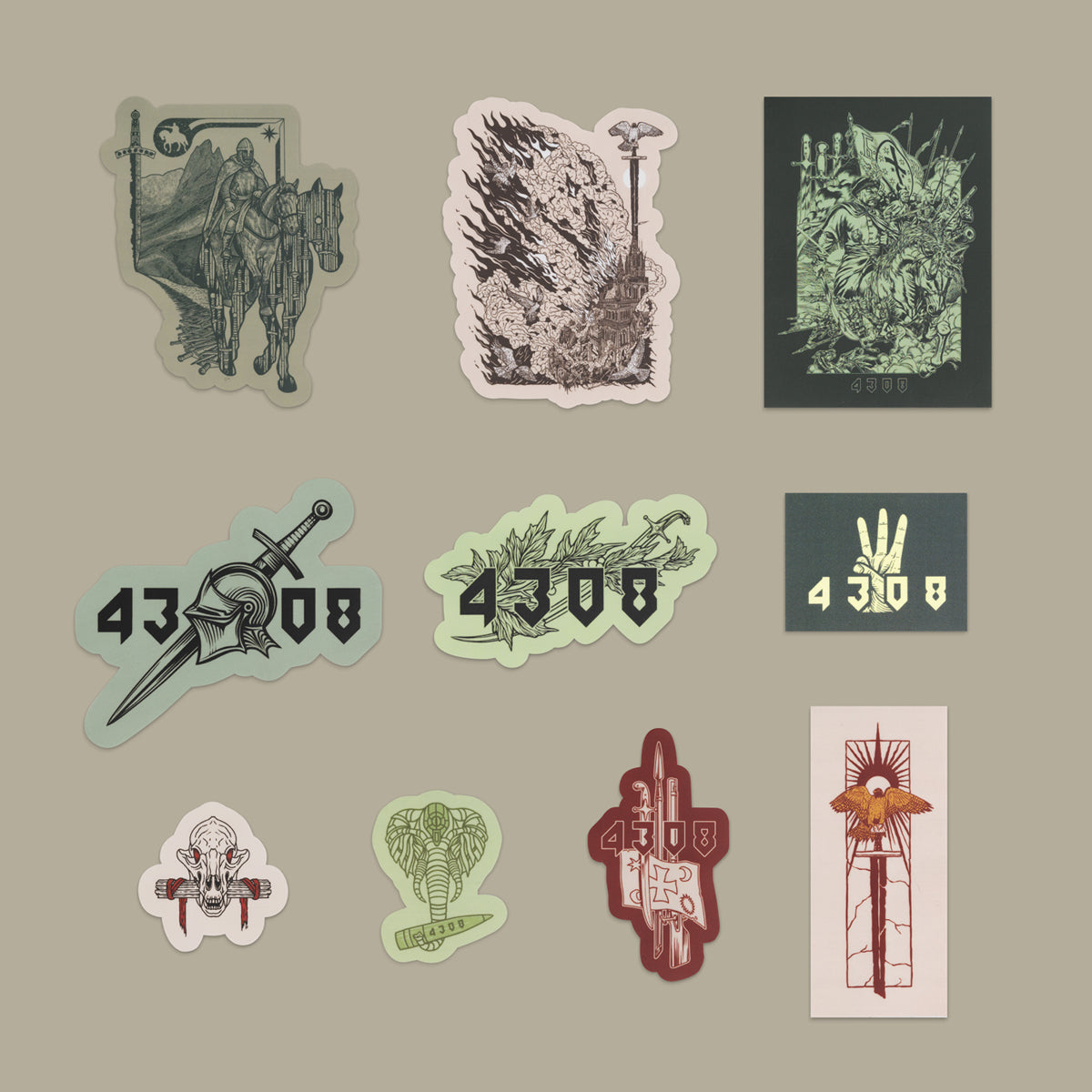 4308 Sticker Pack 
