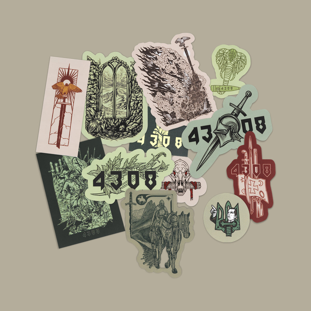 4308 Sticker Pack 
