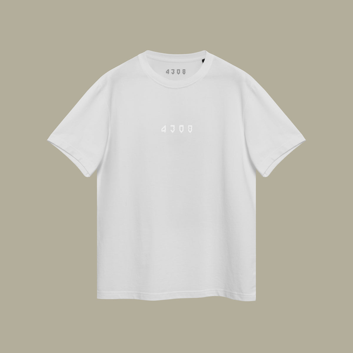Embroidered Logo 4308 T-Shirt WHITE