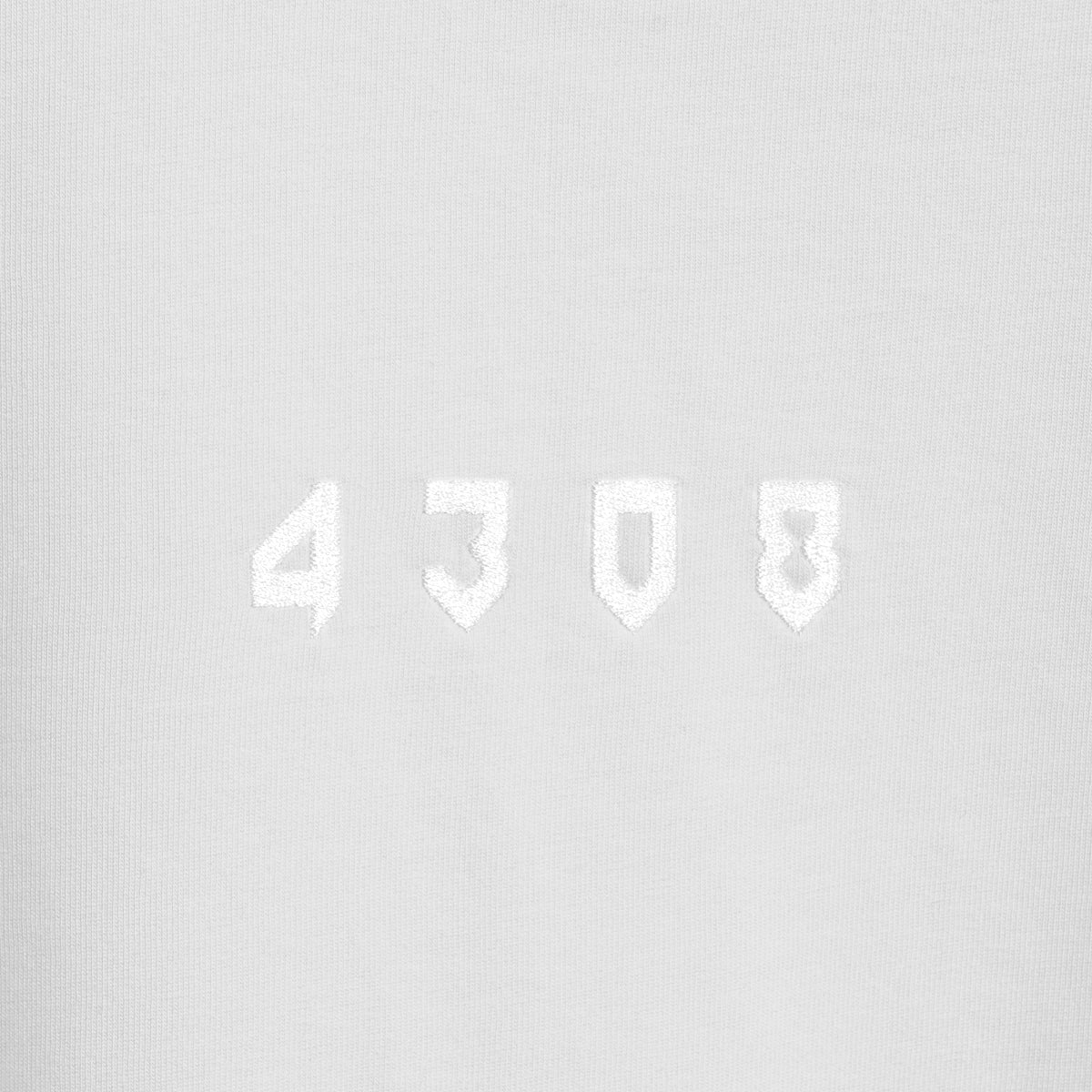 Embroidered Logo 4308 T-Shirt WHITE